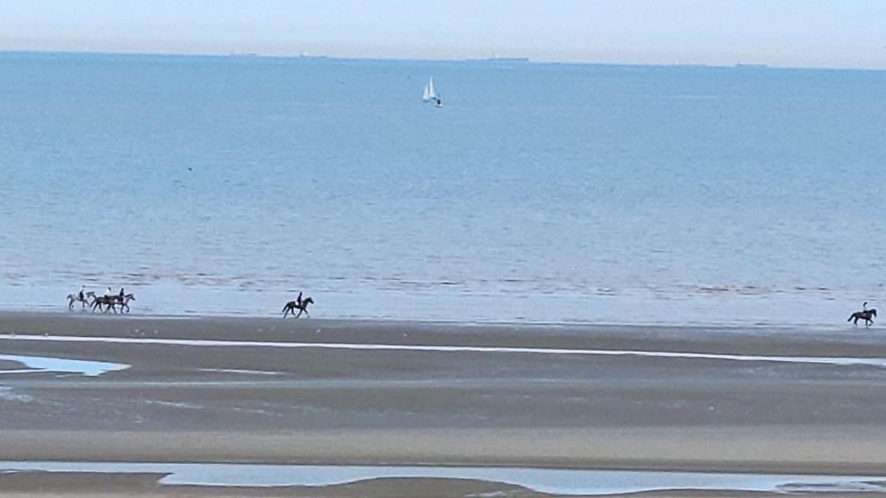 Zeezicht Vanop Het 6 De Verdiep Oostduinkerke Exterior foto